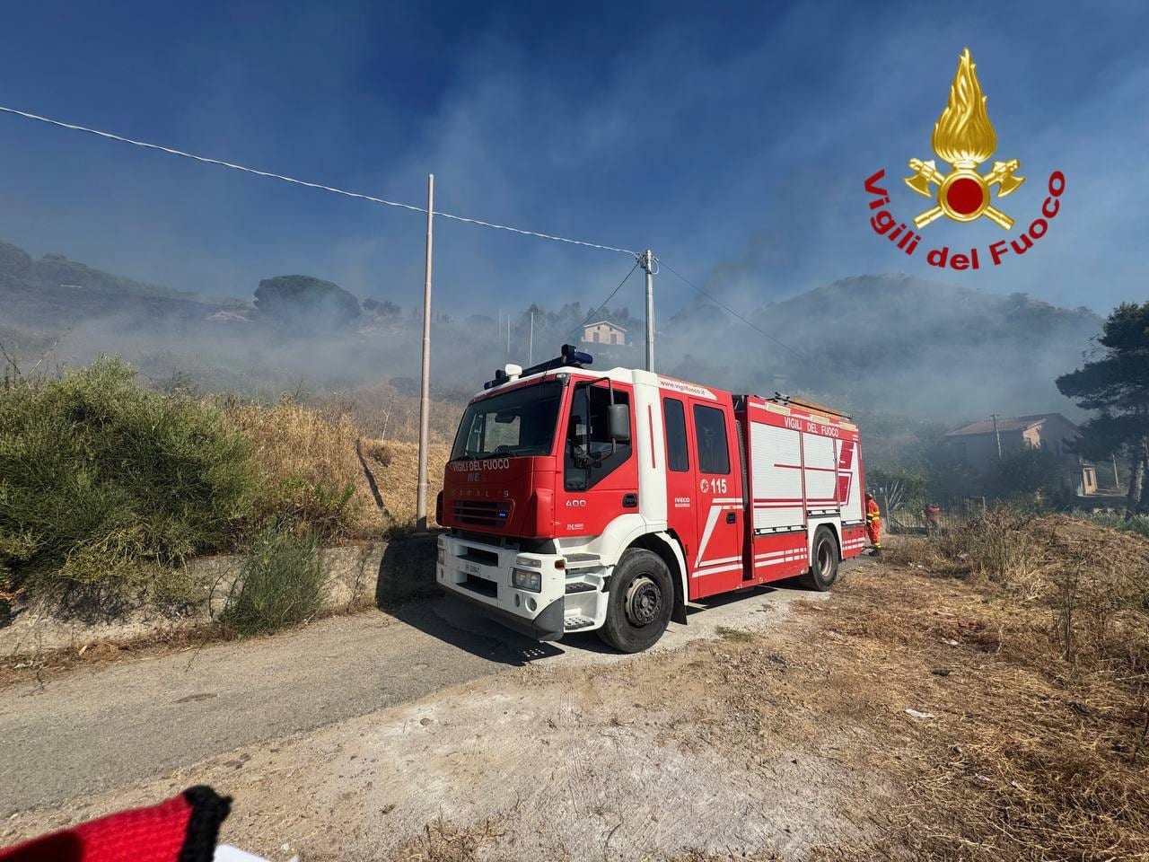 Incendi in provincia di Palermo, roghi anche a Partinico e San Giuseppe Jato
