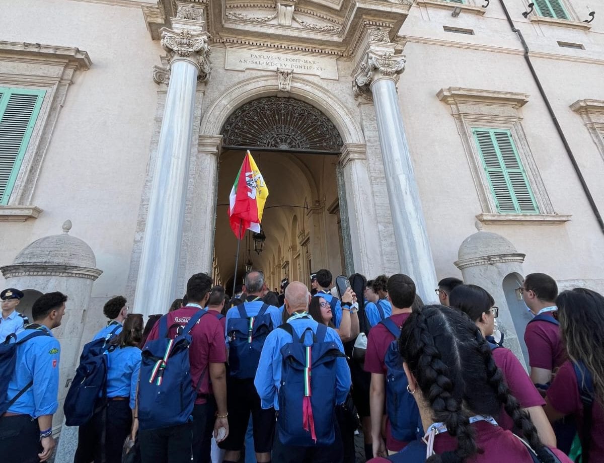 150 giovani della Diocesi di Trapani al Quirinale dal Presidente Mattarella