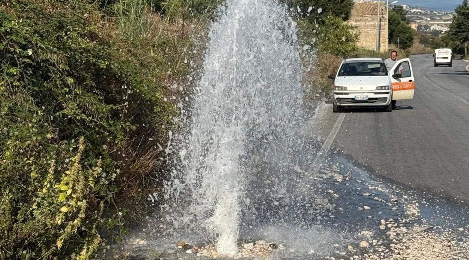 Una nuova condotta a Custonaci per migliore l’erogazione d’acqua