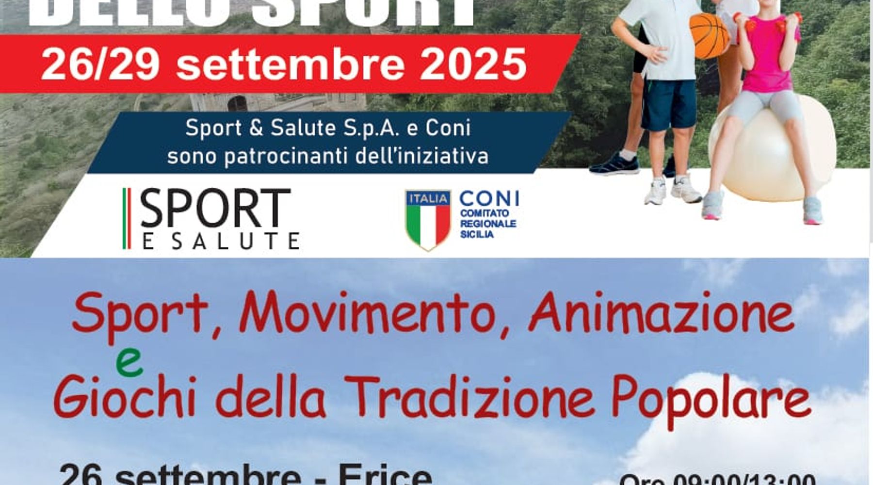 Lo sport si fa scuola. A Erice e Paceco l’edizione 2025 del Panathlon tra attività motorie e tradizioni popolari