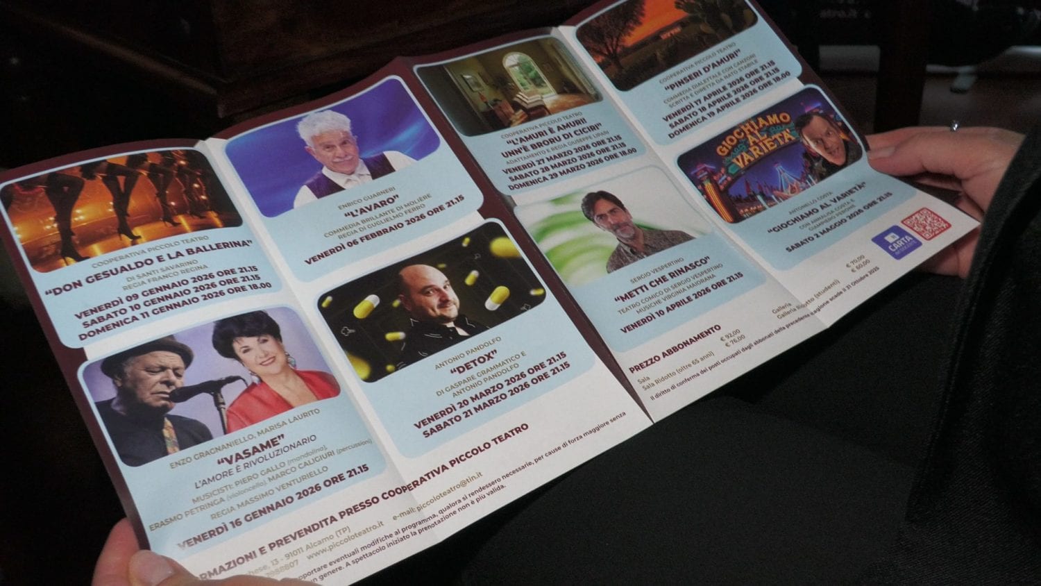 Presentata la nuova stagione del Piccolo Teatro di Alcamo (Interviste)