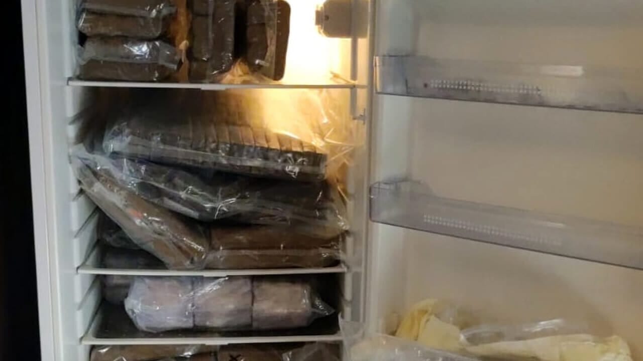 Palermo, hashish nascosto nel frigorifero. Denunciati due fratelli con un chilo di droga