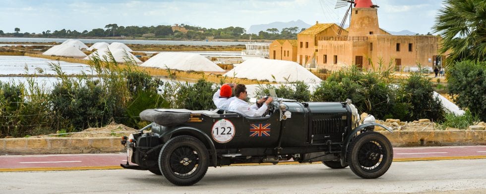 Targa Florio Classica in provincia. Baia Cornino tappa cruciale, Ferrari storiche ad Alcamo (Intervista)