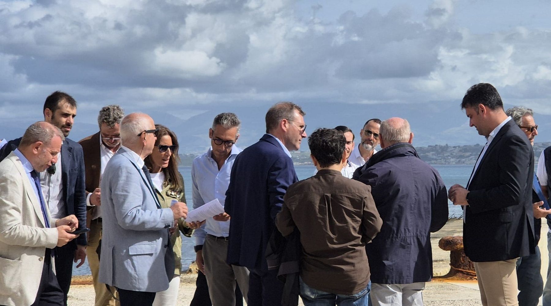 Porto Castellammare: sopralluogo del Ministero per l’ok al prolungamento della diga (Intervista)