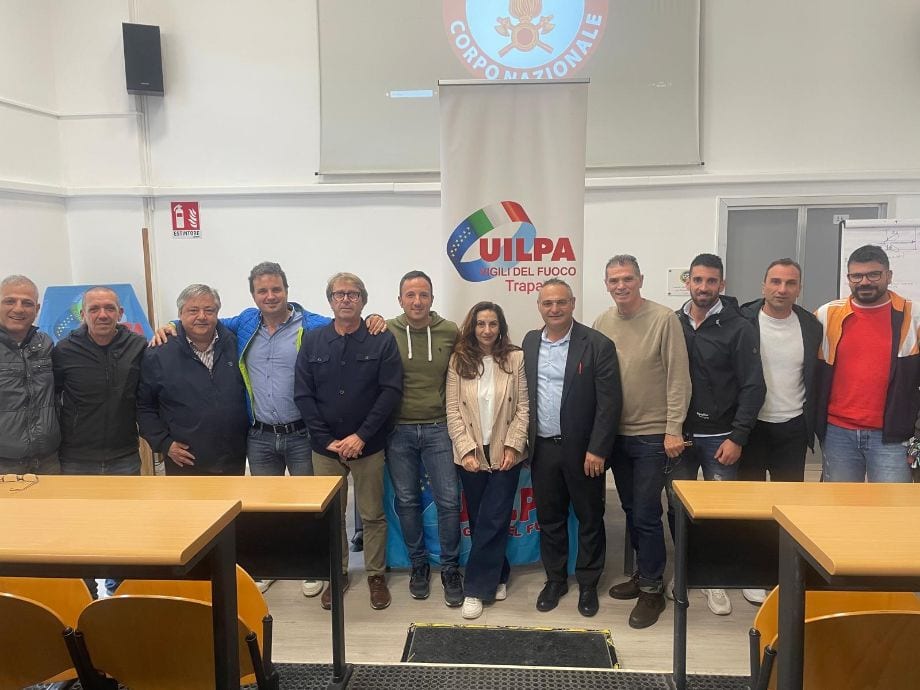 Trapani, Ferruccio Lamelia confermato segretario provinciale Uilpa Vigili del Fuoco