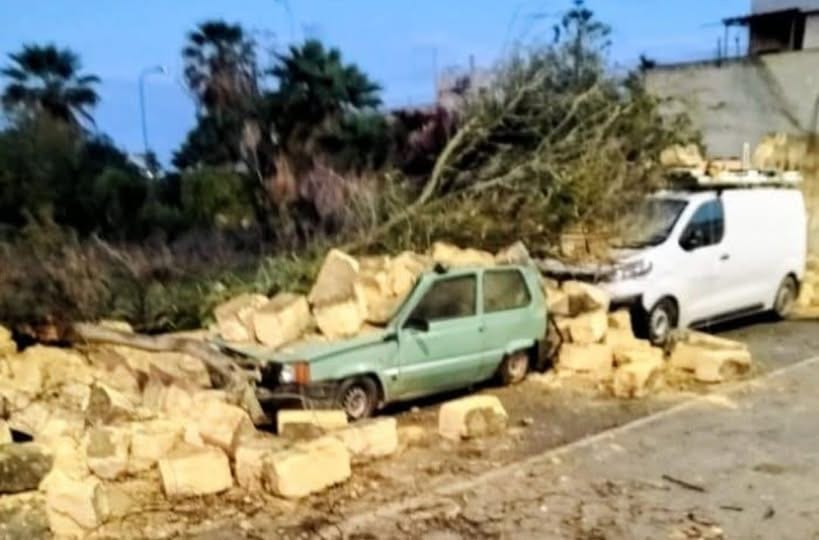 Maltempo nel trapanese, danni e disagi, diramata allerta arancione