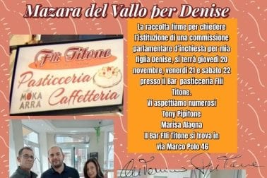 Denise Pipitone, nuova raccolta firme per una Commissione parlamentare d’inchiesta