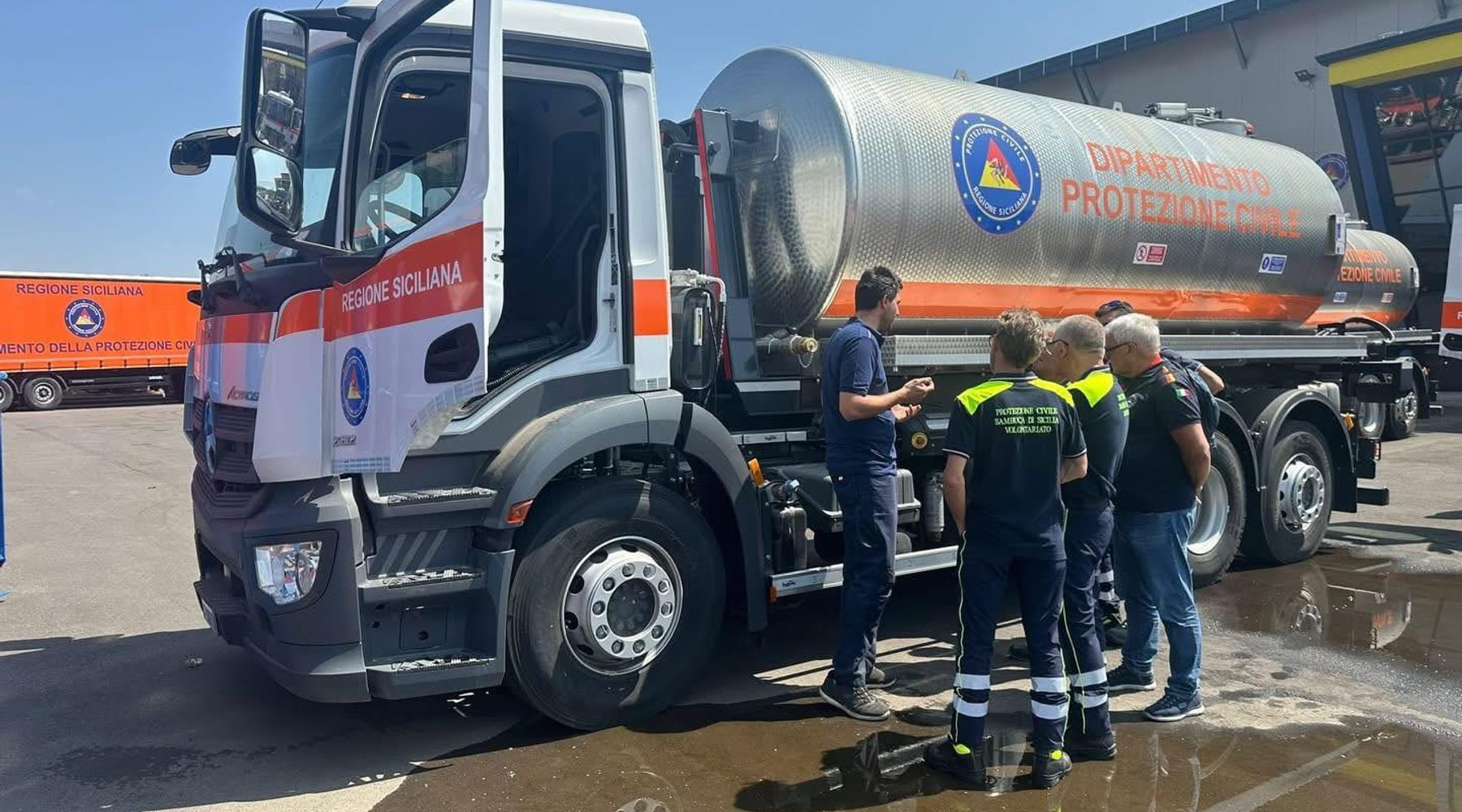 Emergenza idrica Trapanese: 3 milioni di litri d’acqua distribuiti dalla Protezione Civile