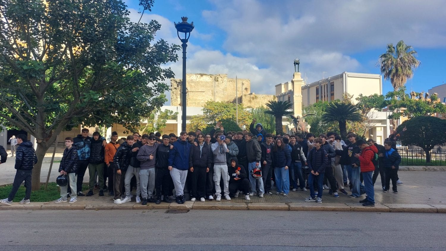 Trapani. Studenti del Leonardo Da Vinci in sciopero