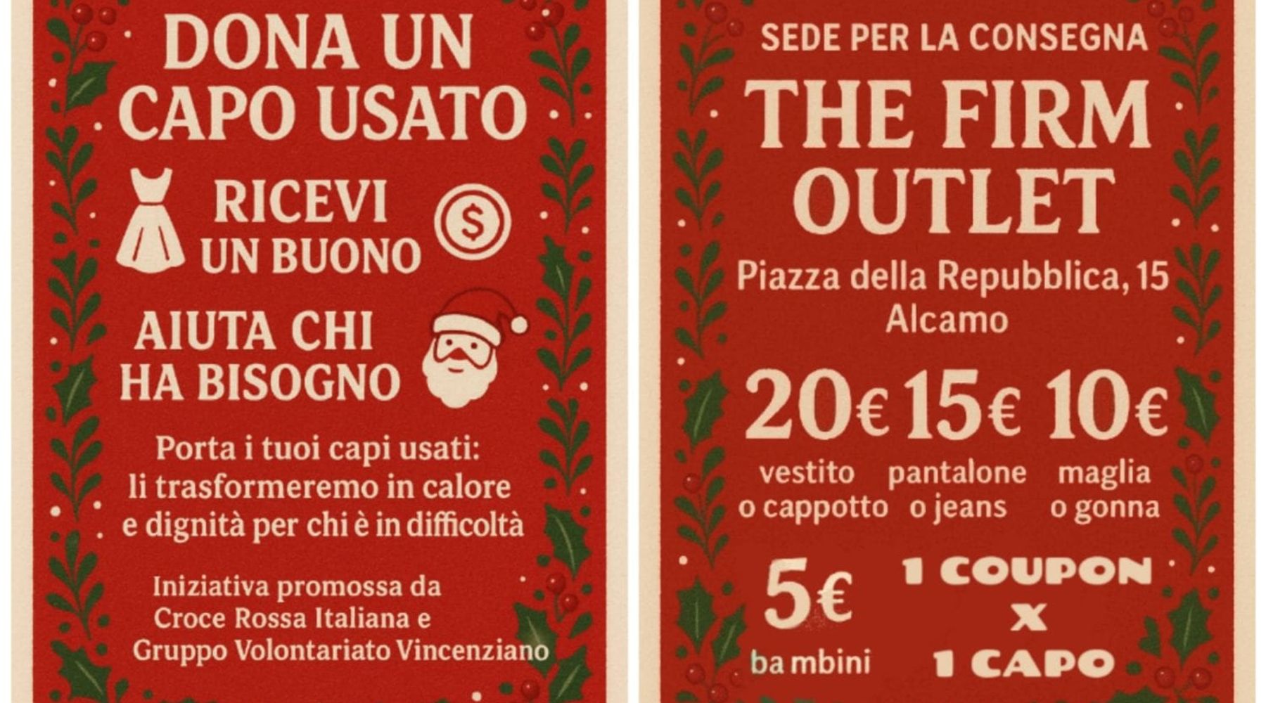 “Cambio Armadio Solidale” ad Alcamo: doni, riuso e buoni spesa per i bisognosi