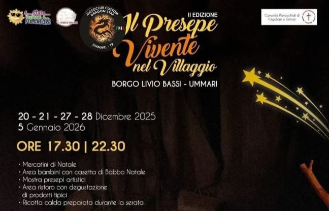Il Presepe Vivente nel Villaggio: tradizione, solidarietà e comunità a Ummari