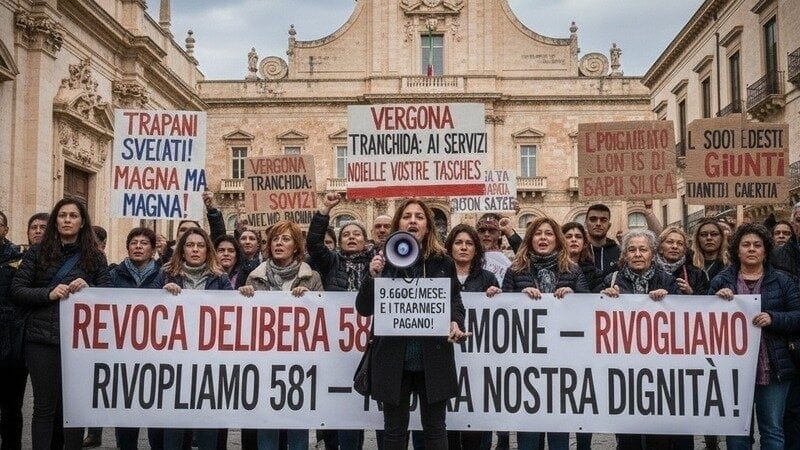 Trapani, rivolta contro i rincari in Giunta: i cittadini chiedono l’annullamento dei maxi stipendi