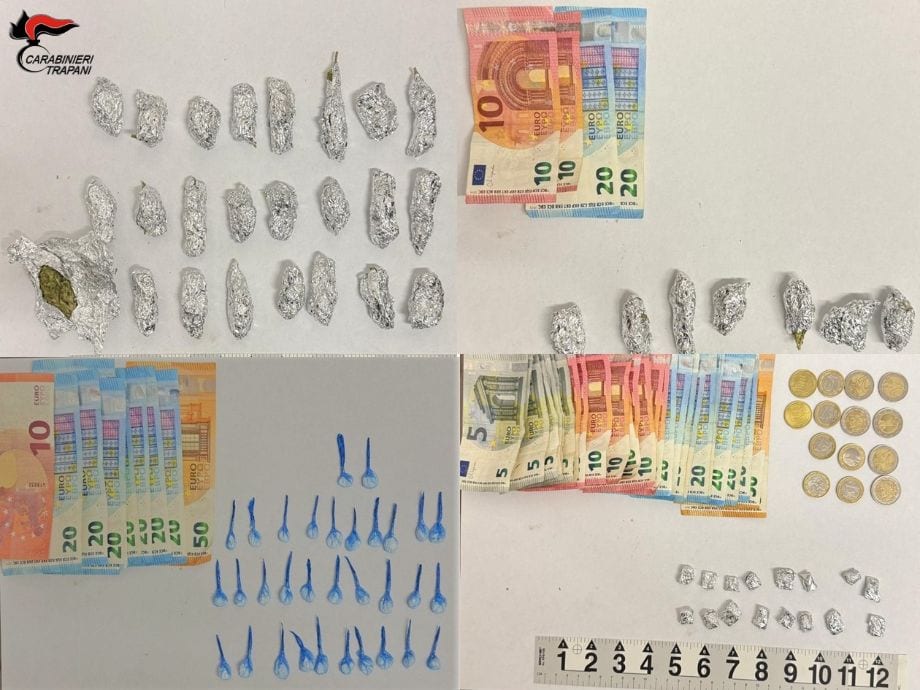 Alcamo, droga in casa: arrestata 44enne con marijuana, cocaina e crack