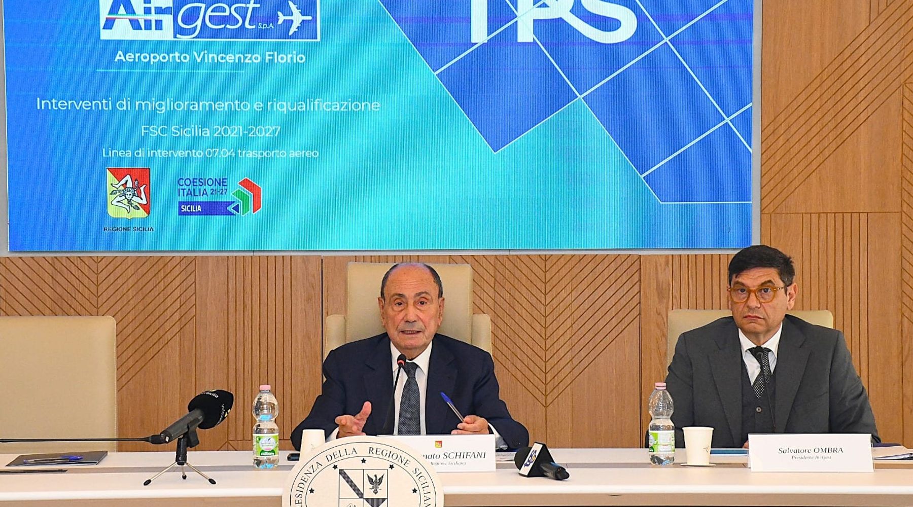 Aeroporto di Trapani, Schifani lancia la sfida: «Più servizi e sicurezza per puntare alla privatizzazione» (Interviste)