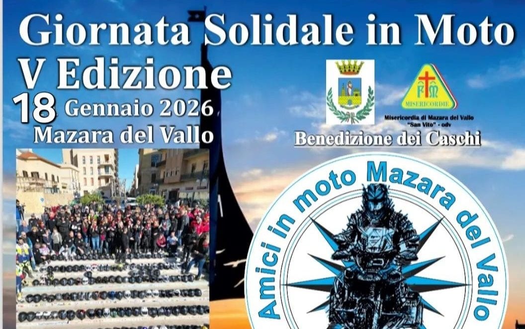 Mazara del Vallo. Domenica la quinta edizione della “Giornata Solidale in Moto”