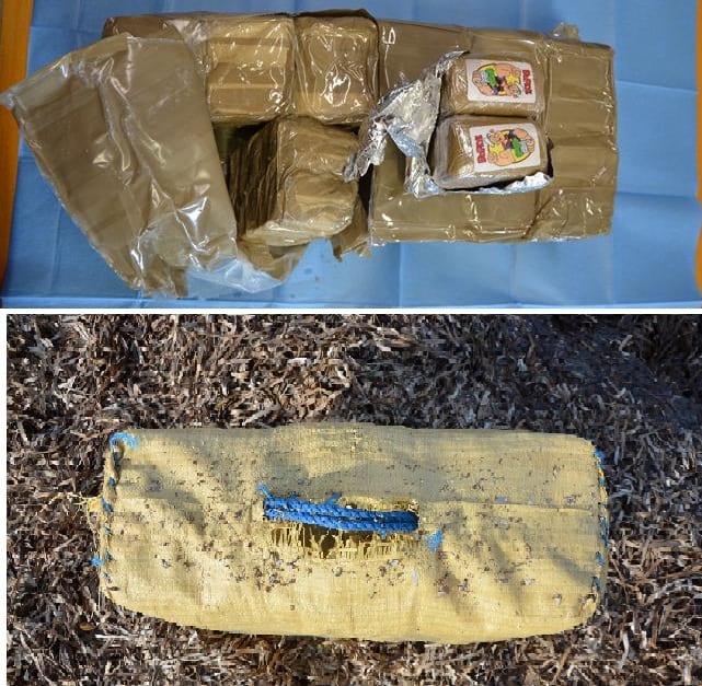 Droga dal mare a Nubia: la Polizia sequestra 47 kg di hashish trascinati dalle onde