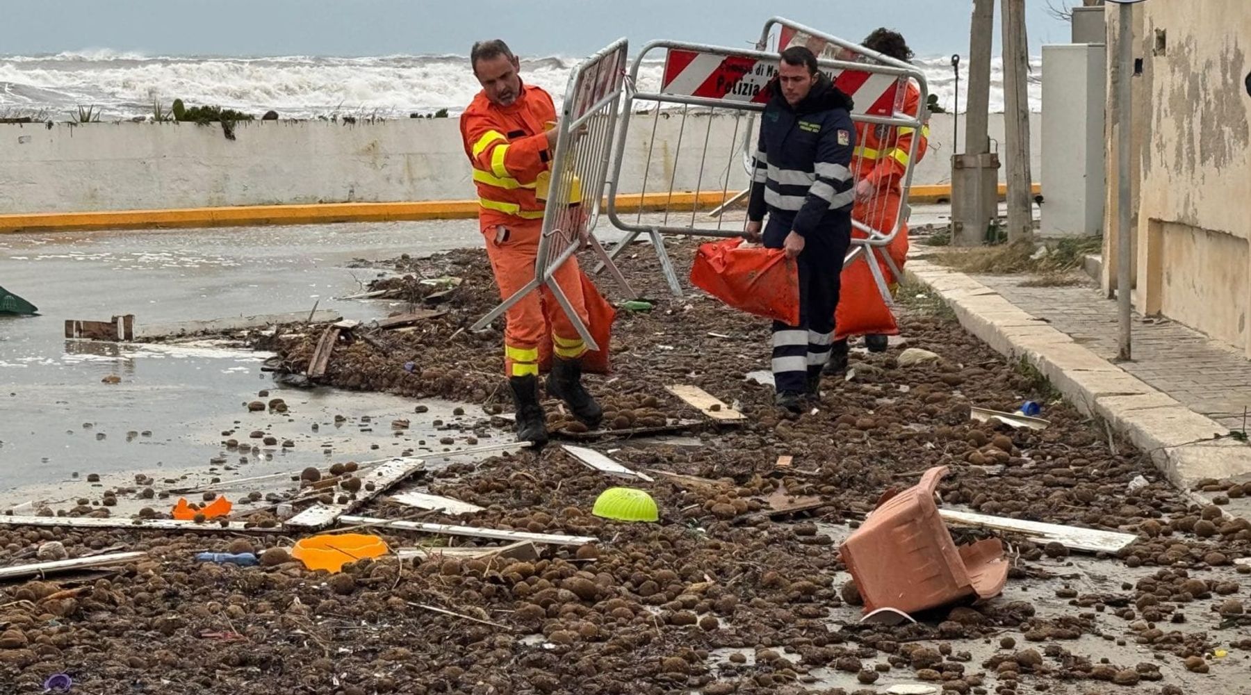 Dopo la tempesta la conta dei danni: il Comune di Marsala chiede l’intervento della Protezione Civile