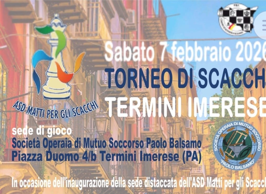 Una nuova casa per gli scacchi a Termini Imerese: inaugurata sede di ‘Matti per gli Scacchi’