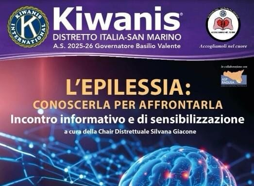 A Comiso il convegno “L’epilessia: conoscerla per affrontarla”, organizzato da Club Kiwanis