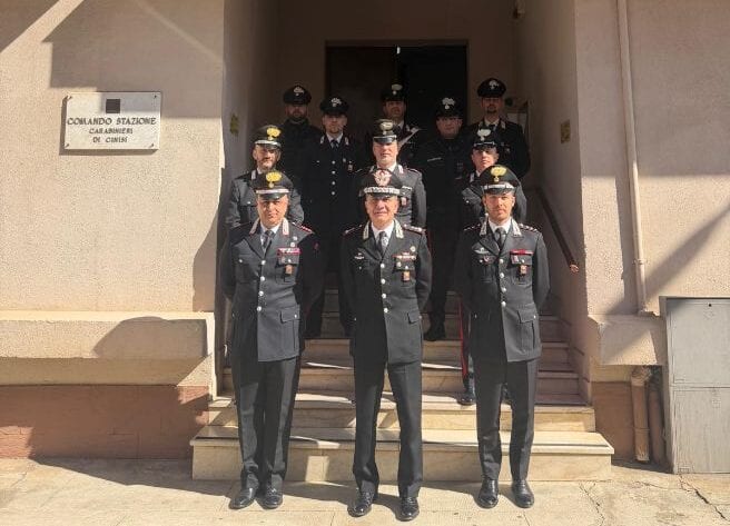 Il comandante della Legione Carabinieri Sicilia in visita alla Stazione di Cinisi