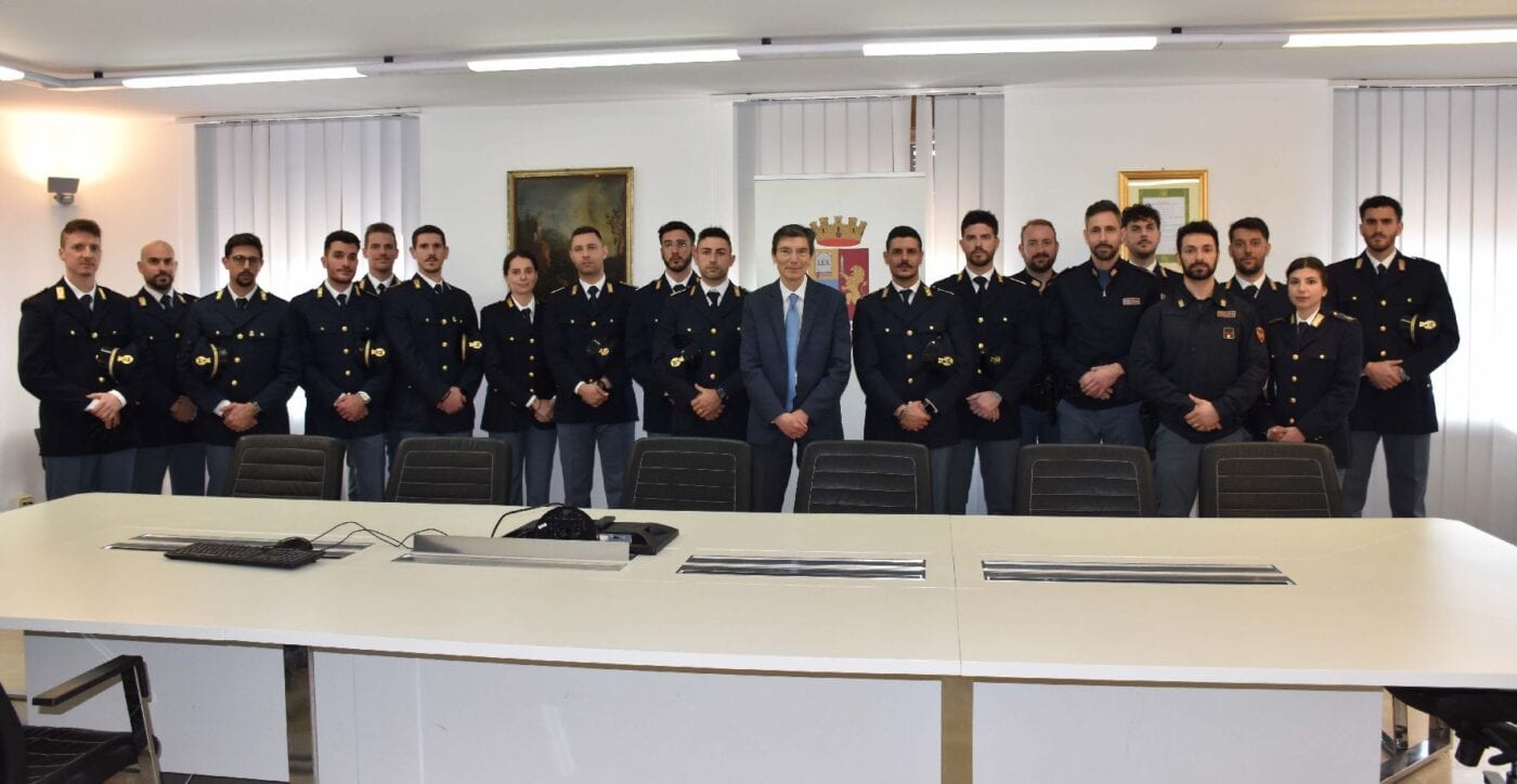 Contrasto alla criminalità: il Questore Peritore accoglie i nuovi rinforzi per Trapani e provincia