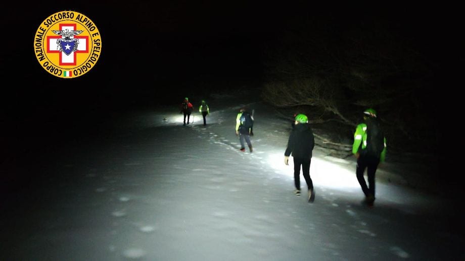 Escursionista bloccata tra neve sulle Madonie, salvata nella notte dal Soccorso Alpino