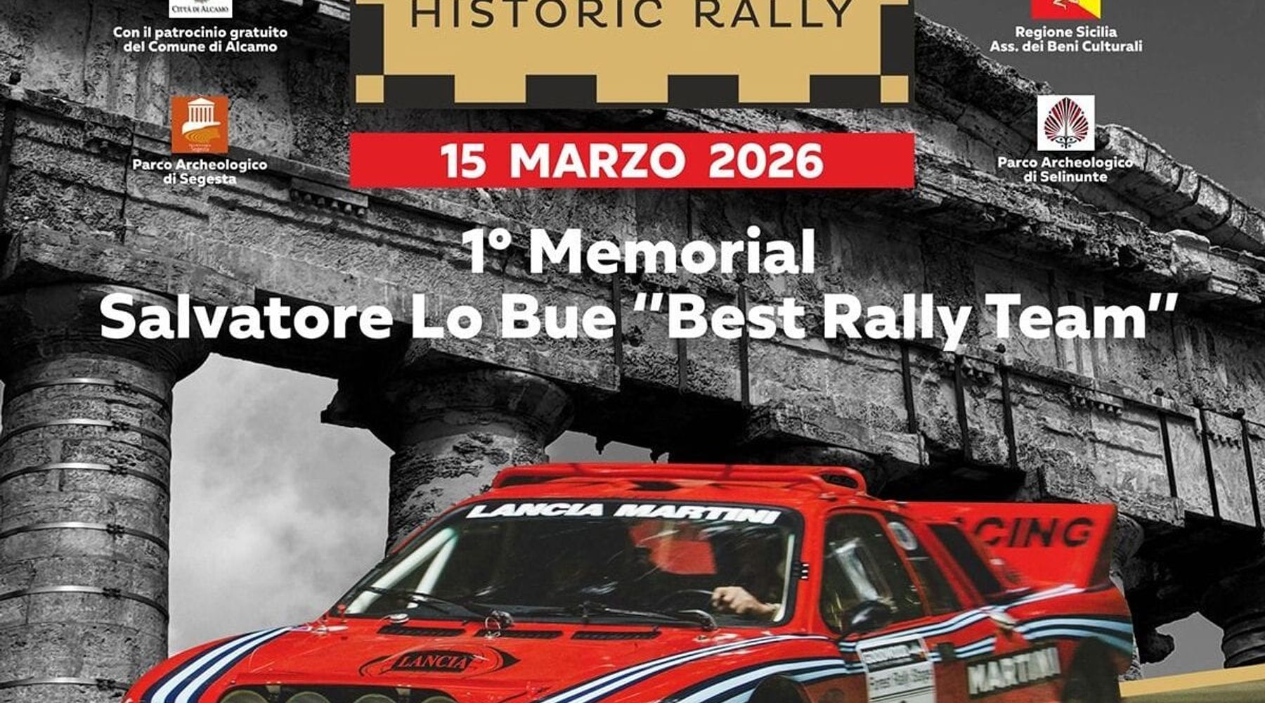 Segesta Historic Rally 2026: tra borghi e vigneti il primo Memorial Salvatore Lo Bue