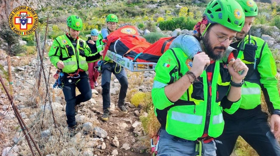 San Vito Lo Capo, cade da 15 metri durante l’arrampicata: soccorso alpinista polacco