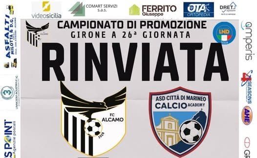 Calcio. Alcamo-Marineo rinviata. Il Castellammare travolge il Partinicaudace