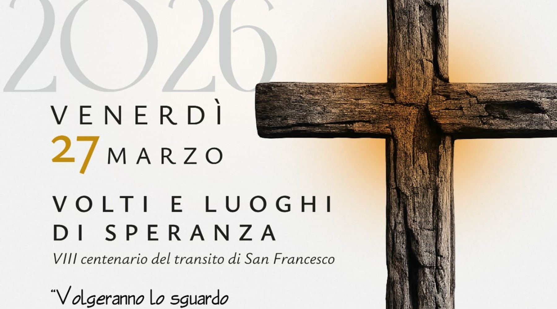 ‘Volti e luoghi della speranza’, via Crucis cittadina che coinvolge tutte le comunità parrocchiali (VIDEO)