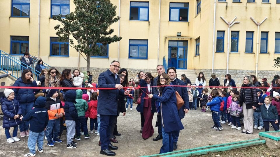Terrasini, inaugurato l’ampliamento del parco giochi al plesso Don Milani