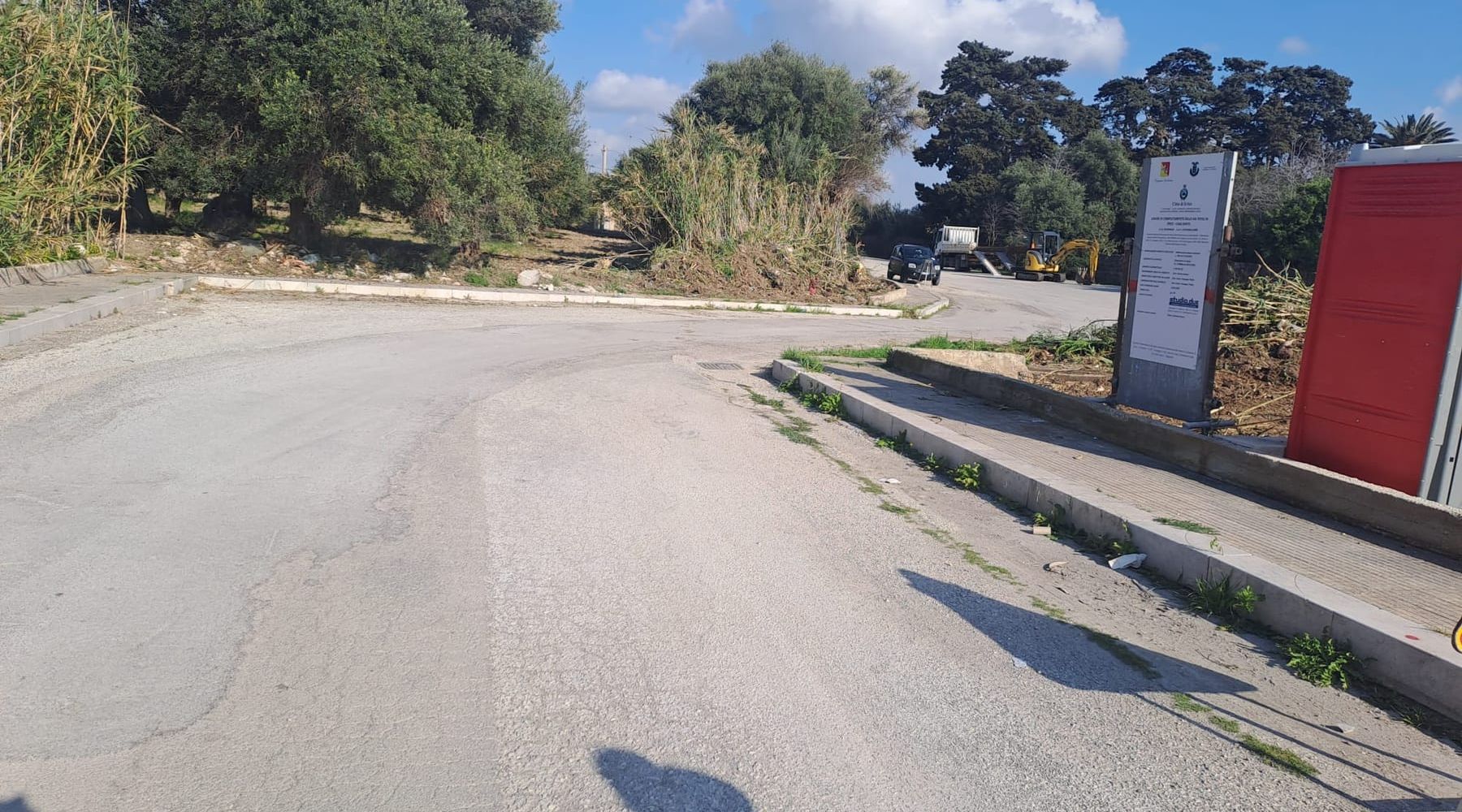 Erice, al via i lavori in via Tivoli: sicurezza e servizi per una strada incompleta da trent’anni