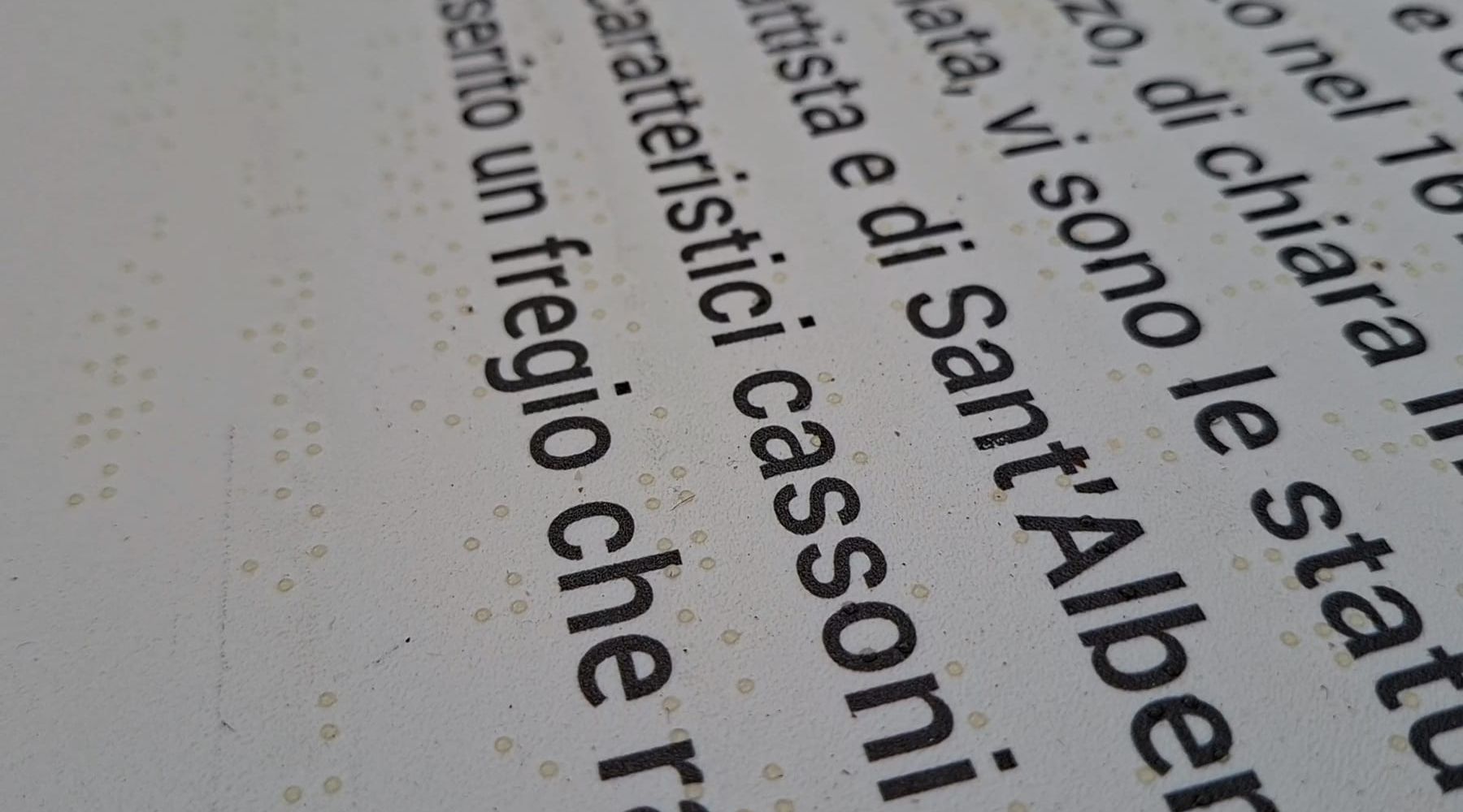 Trapani Oltre: pannelli in braille per un turismo davvero accessibile
