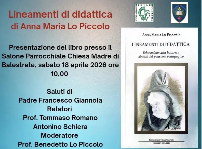 A Balestrate la presentazione del saggio “Lineamenti di didattica” di Anna Maria Lo Piccolo