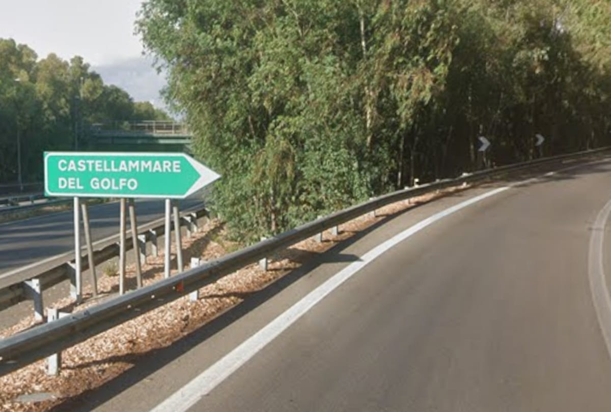 Svincolo A29 di Castellammare del Golfo chiuso dello in entrata e in uscita