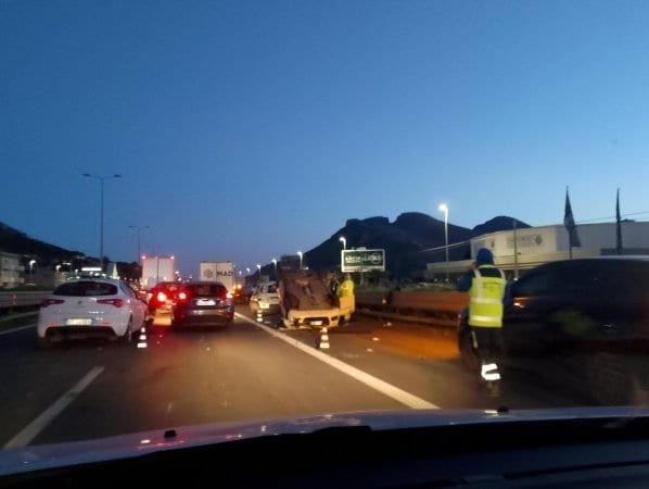 Tamponamento a catena sull’A29, due feriti ma non sono in pericolo di vita