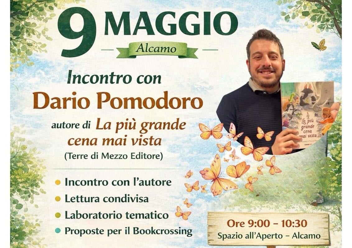 Prosegue l’edizione 2026 dell’Alcamo Book Festival con un doppio appuntamento
