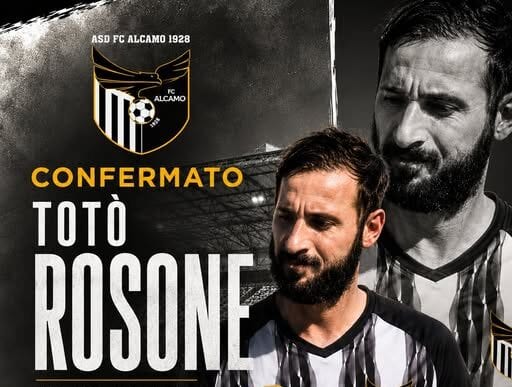 Calcio. L’Alcamo annuncia il rinnovo di Salvatore Rosone
