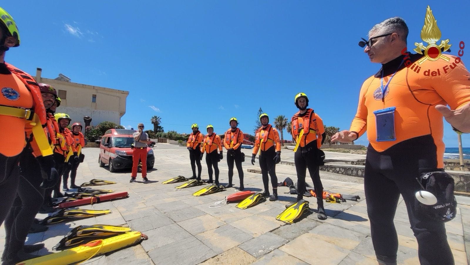 Soccorso acquatico, a Trapani concluso il primo corso regionale dei Vigili del Fuoco