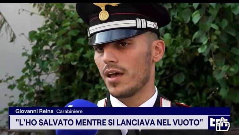 Carabiniere di Mazara evita la tragedia a Ribera: salvato un anziano dal balcone