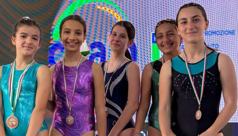 Ginnastica artistica. La Fitness di Alcamo torna da Cesenatico con un ricco medagliere