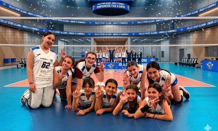 L’Under-12 femminile della Volley Sport Alcamo chiude la fase a gironi al primo posto