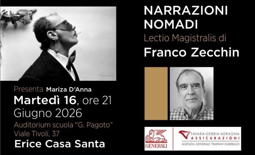 Il fotografo Franco Zecchin a Erice con “Narrazioni Nomadi”