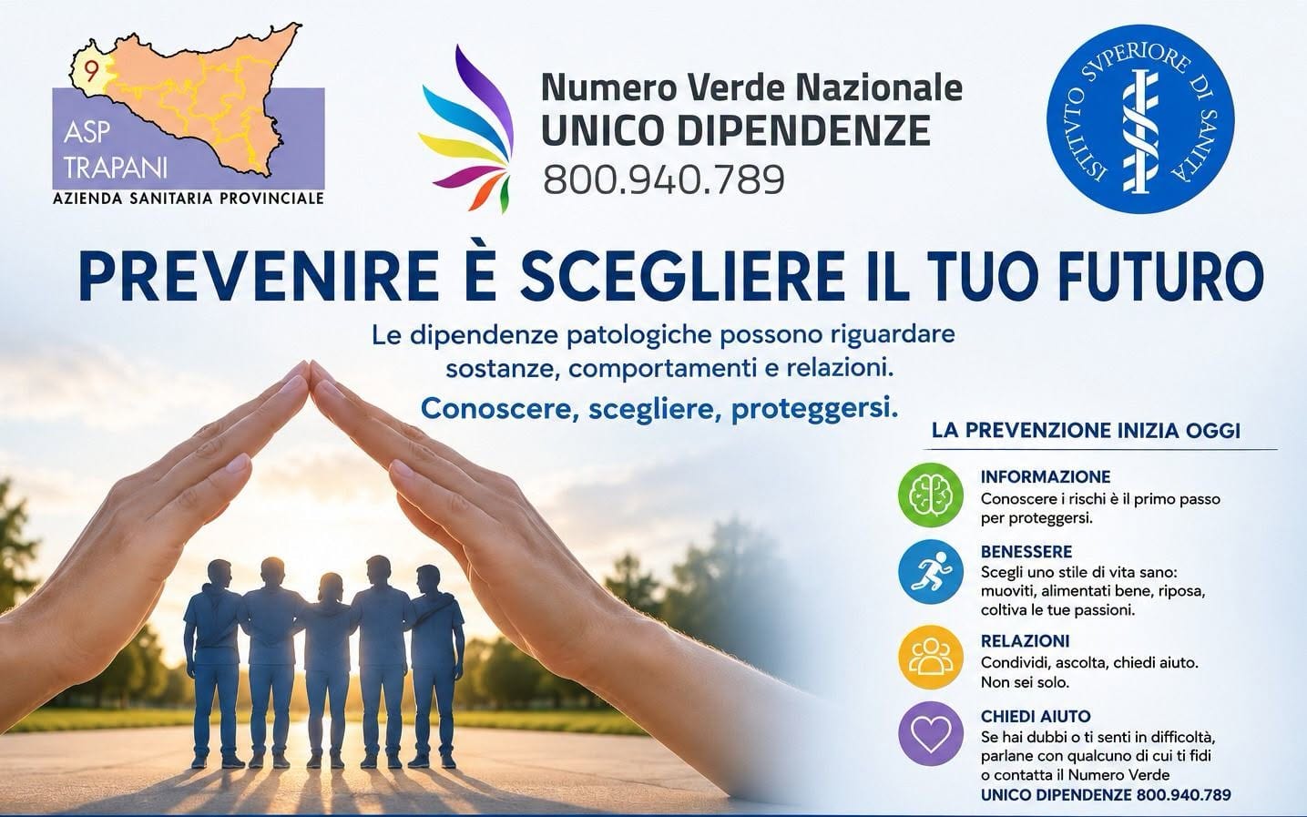 Dipendenze e giovani: a Trapani magistratura, sanità e famiglie fanno rete