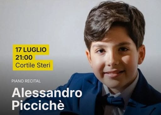 Spettacolo. L’alcamese prodigio Alessandro Piccichè si esibirà a Palermo