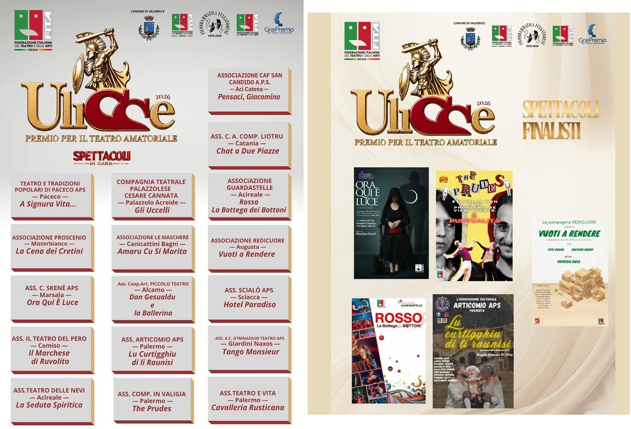 Cultura: al via a Valderice il “Premio Ulisse” 2026, cinque serate di grande teatro amatoriale (Intervista)