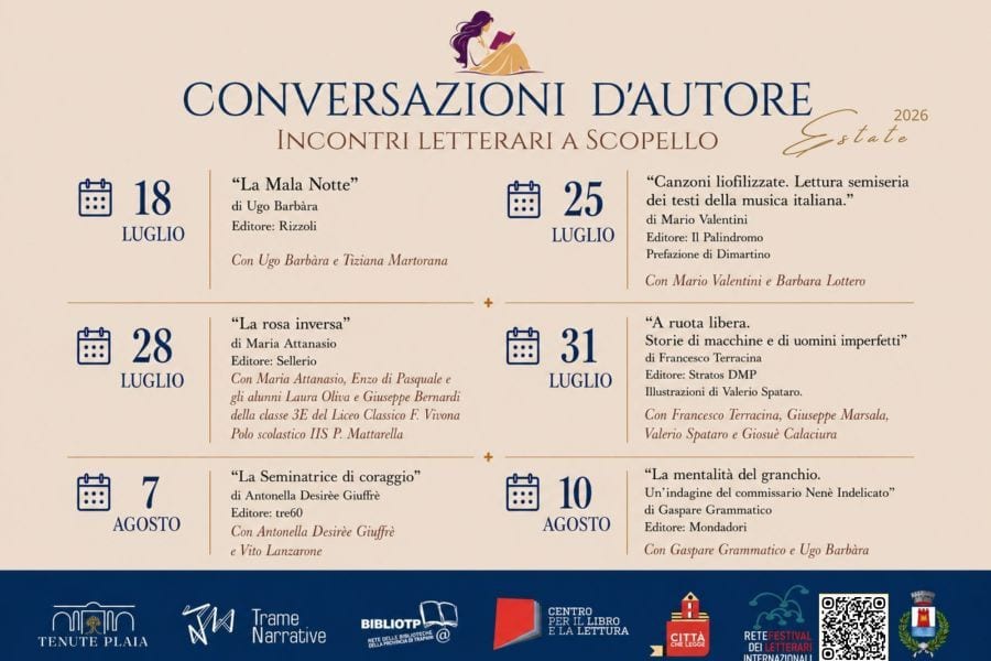 Scopello, al via la decima edizione di “Conversazioni d’autore”