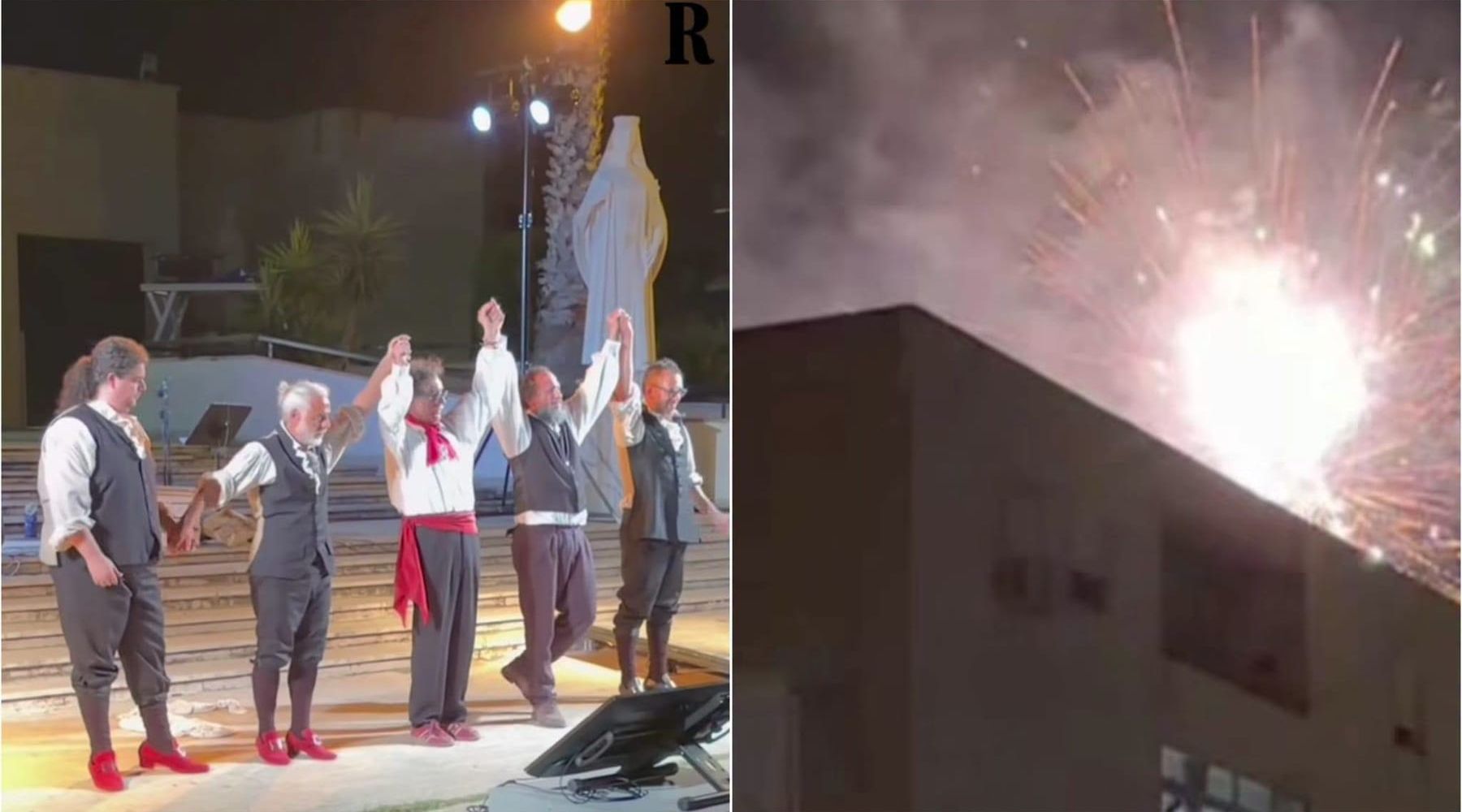 Fuochi d’artificio interrompono spettacolo, la solidarietà del M5S ad Analfino e Piparo