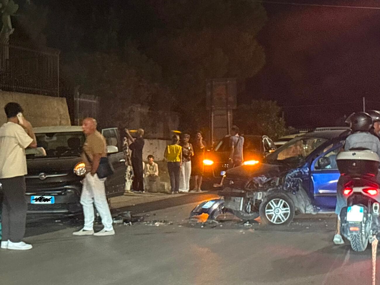 Alcamo, frontale nella notte in contrada Gammara. Quattro feriti, tra cui due minori