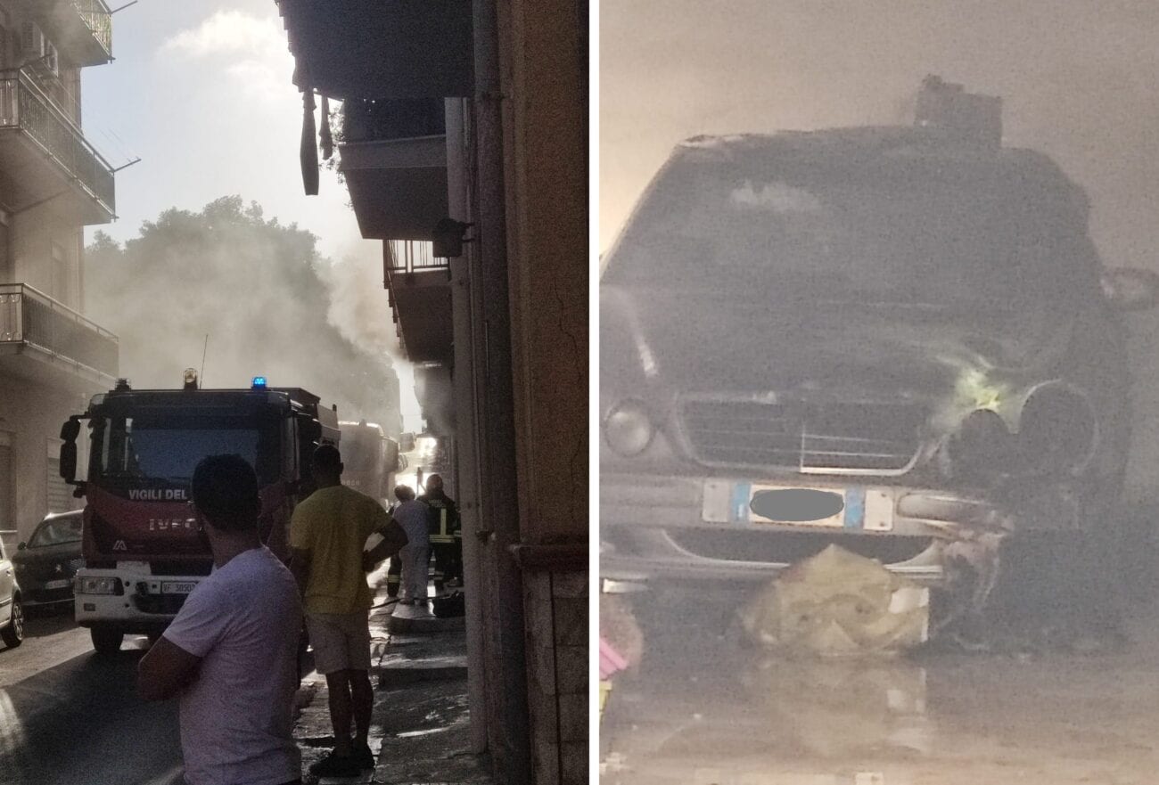 Alcamo, fiamme in un’abitazione di via Verga: nessun ferito, danneggiate le auto in sosta